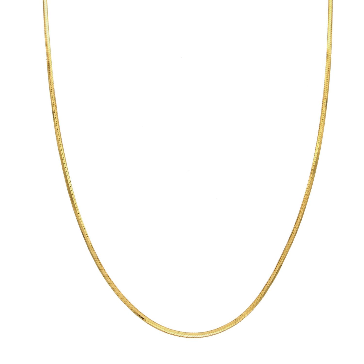 Złoty łańcuszek 585 lineczka 1 mm DIA-LAN-1087-585 1mm ✅ Złoty łańcuszek o splocie linki ✅.jpg